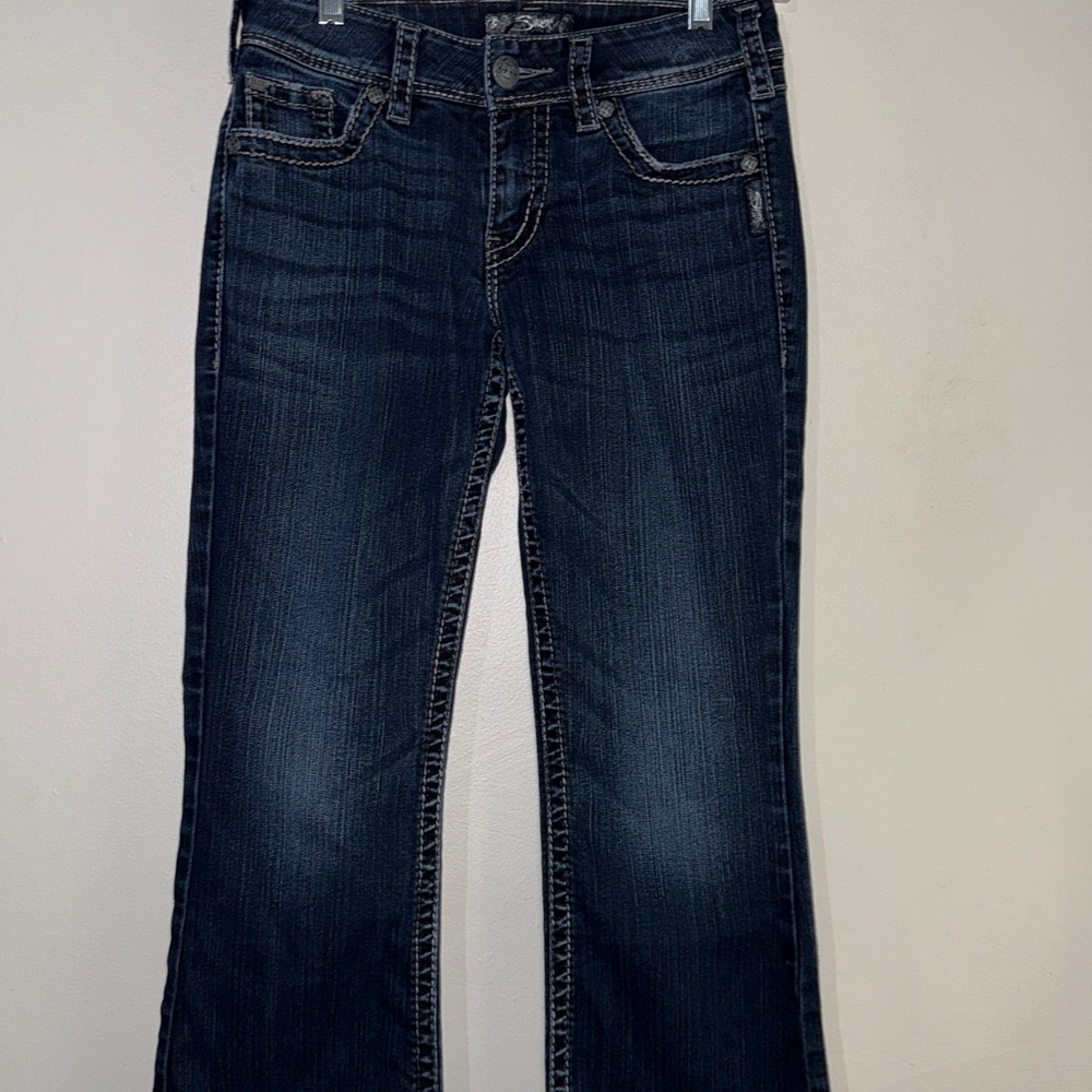 Silver Jeans Suki Surplus Indigo Denim - Picture 4 of 11